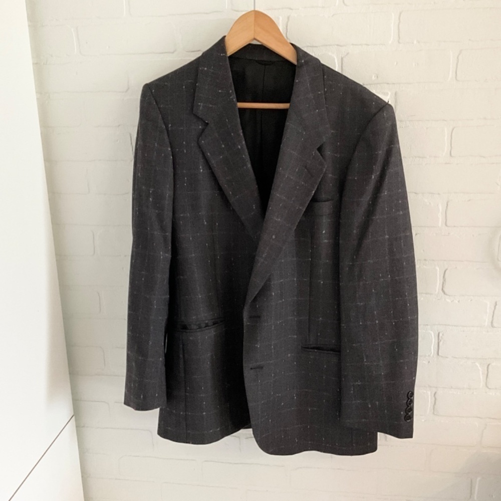 Vintage Biella Italian Wool Blazer Quiet Luxury 40R Julien Poulin - Picture 2 of 11